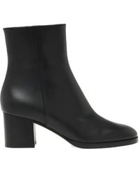 Gianvito Rossi - Santiago Leather Zip-Fastening Boots - Lyst