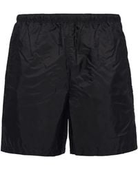 Prada - Re-Nylon Zwembroek Met Triangel-Logo - Lyst