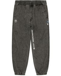 Aape By A Bathing Ape - Ape Now Logo-Appliqué Regular Jeans - Lyst