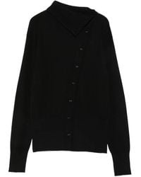 Juun.J - Cardigan Asymétrique À Boutonnière - Lyst