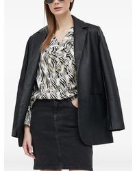 Sisley - Tie-Fastening V-Neck Top - Lyst