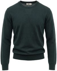 Altea - Fine-Knit Crew-Neck Sweater - Lyst