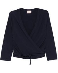Repetto - Wrap-Style Long-Sleeve Top - Lyst