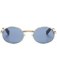 Cartier - Première De Cartier Oval-Frame Sunglasses - Lyst