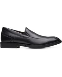 Clarks - Un Hugh Step Leather Loafers - Lyst