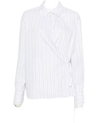 Twinset - ストライプ ラップシャツ - Lyst