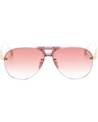 Linda Farrow - Taya Pilot Sunglasses - Lyst