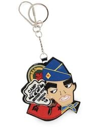 DSquared² - Patch-Detail Pendant Keyring - Lyst