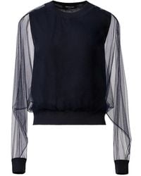 Fabiana Filippi - Sheer-Sleeve Blouse - Lyst