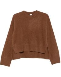 C.T.Plage - Ribbed-Trim Wool Sweater - Lyst