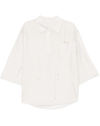 CROQUIS - Paint-Splatter Polo Shirt - Lyst