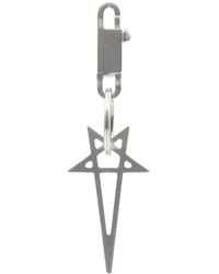 Rick Owens - Pentagram Keyring - Lyst