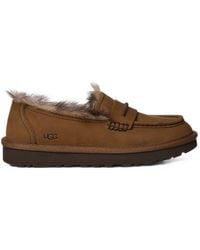 UGG - Mocassins Ellis À Bords En Fourrure Artificielle - Lyst