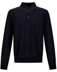 Herno - Long-Sleeve Polo Shirt - Lyst