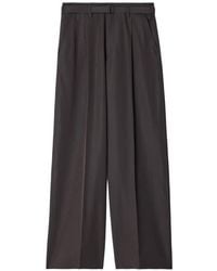 Lemaire - Wide Pleated Pants - Lyst