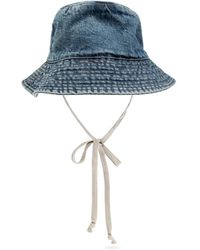 Rick Owens - Cappello Bucket Denim - Lyst