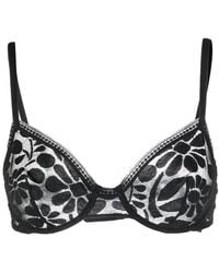 Eres - Floral-Lace Detail Full-Cup Bra - Lyst