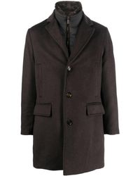 Moorer - Single-breasted Notched Coat - Lyst
