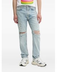 HUGO - Distressed Five-Pocket Jeans - Lyst