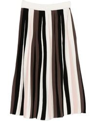 Max Mara - Gestreepte Midi-Rok - Lyst