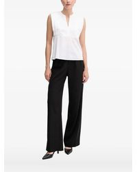 Joop! - V-Neck Sleeveless Blouse - Lyst