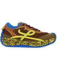 Loewe - Pogo Logo-Appliqué Sneakers - Lyst