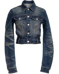 Natasha Zinko - クロップド デニムジャケット - Lyst