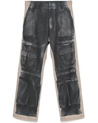 メンズ DIESEL P-gold-zebra ストレートパンツ グリーン | Lyst