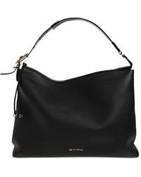 Etro - Fringed Pebbled Leather Shoulder Bag - Lyst