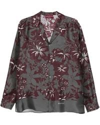Gucci - Floral-Print Long-Sleeve Shirt - Lyst