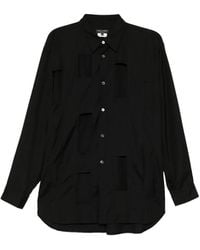 Comme des Garçons - Cut-Out Long-Sleeve Shirt - Lyst