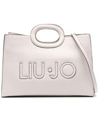 Liu Jo - Shopper Met Uitgesneden Logo - Lyst