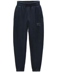 Alexander Wang - Crystal Hotfix Logo Sweatpants - Lyst
