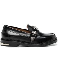 Toga - Round-toe Leather Loafers - Lyst