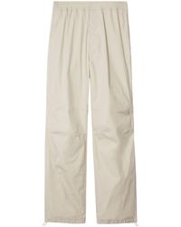 Burberry - Pantalones rectos con cordones - Lyst
