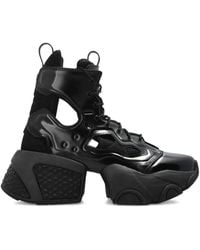 Noir Kei Ninomiya - X Comme Des Garçons Cut-Out Platform Sneakers - Lyst