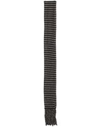 Ziggy Chen - Sciarpa A Righe Con Frange - Lyst
