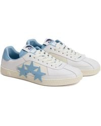 Amiri - Pacific Star-Appliqué Leather Sneakers - Lyst
