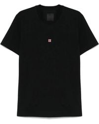 Givenchy - Camiseta de algodón con bordado 4G - Lyst