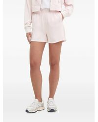 DKNY - Elasticated-Waistband Mini Shorts - Lyst