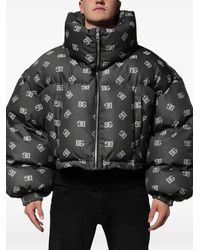 Dolce & Gabbana - Dg Monogram Logo-Print Jacket - Lyst