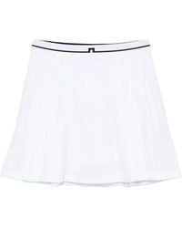 J.Lindeberg - Pleated Trim Short Skirt - Lyst