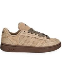 adidas - Ground Court Alpha Suede Panelled Sneakers - Lyst