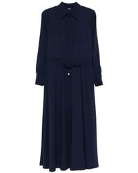 Kiton - Polo-Collar Maxi Dress - Lyst
