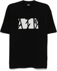 44 Label Group - T-Shirt Mit Logo-Print - Lyst