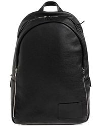 Jil Sander - Logo-Patch Leather Backpack - Lyst