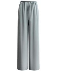 12 STOREEZ - Alice Drawstring Silk Trousers - Lyst