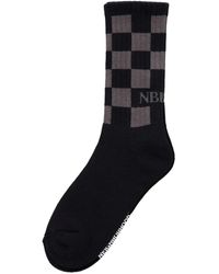 Neighborhood - Checkerboard Pattern Socks - Lyst