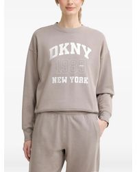 DKNY - Logo-Print Sweatshirt - Lyst