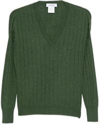 Gran Sasso - Ribbed V-Neck Sweater - Lyst